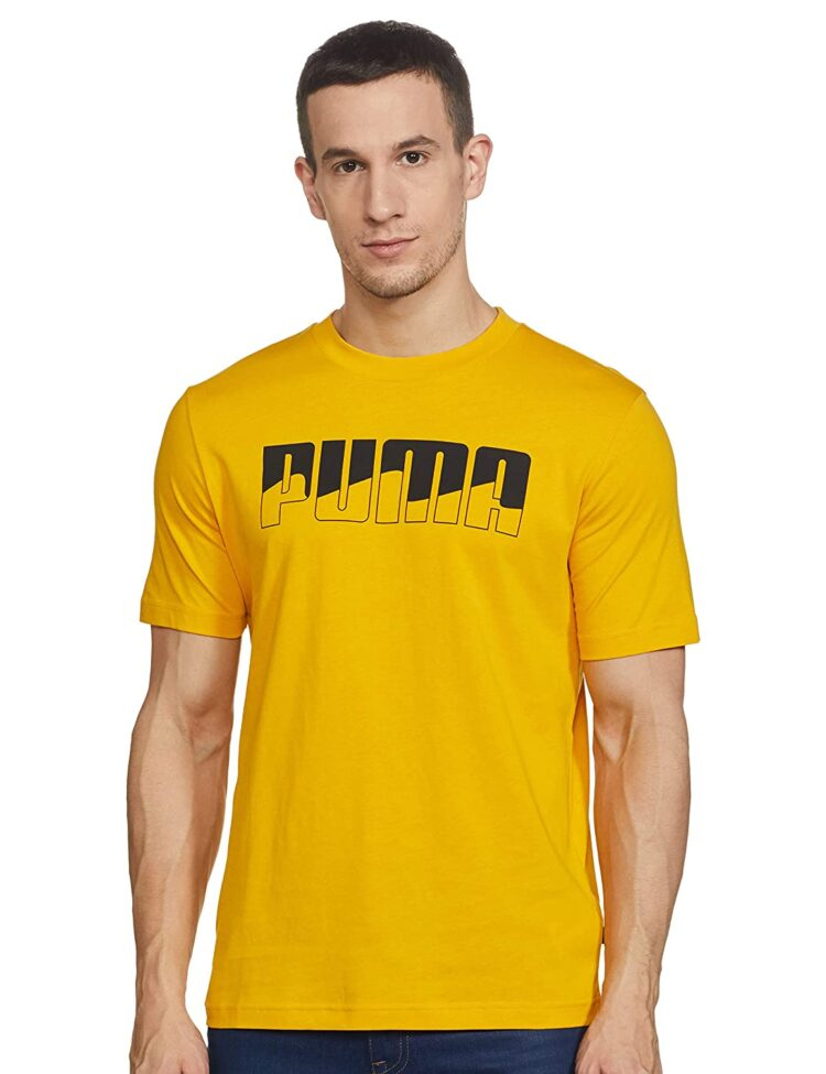 T-shirt Puma Rebel Bold Golden Rod 58135625 https://mastersportdz.com original Algerie DZ