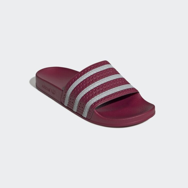 Claquettes Adidas - Adilette Bordeaux et Blanc EE6184 https://mastersportdz.com original Algerie DZ