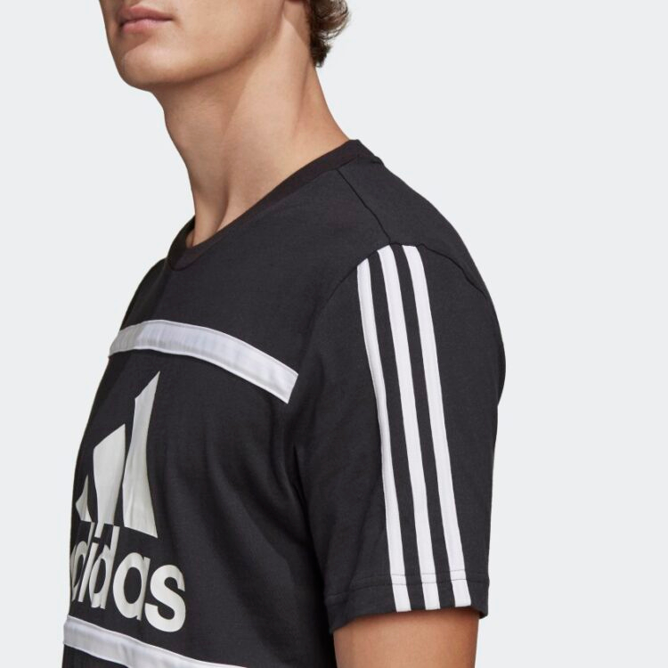 T-Shirt Pour Hommes Adidas Essentials Logo Colorblock  sku GK8912 https://mastersportdz.com
