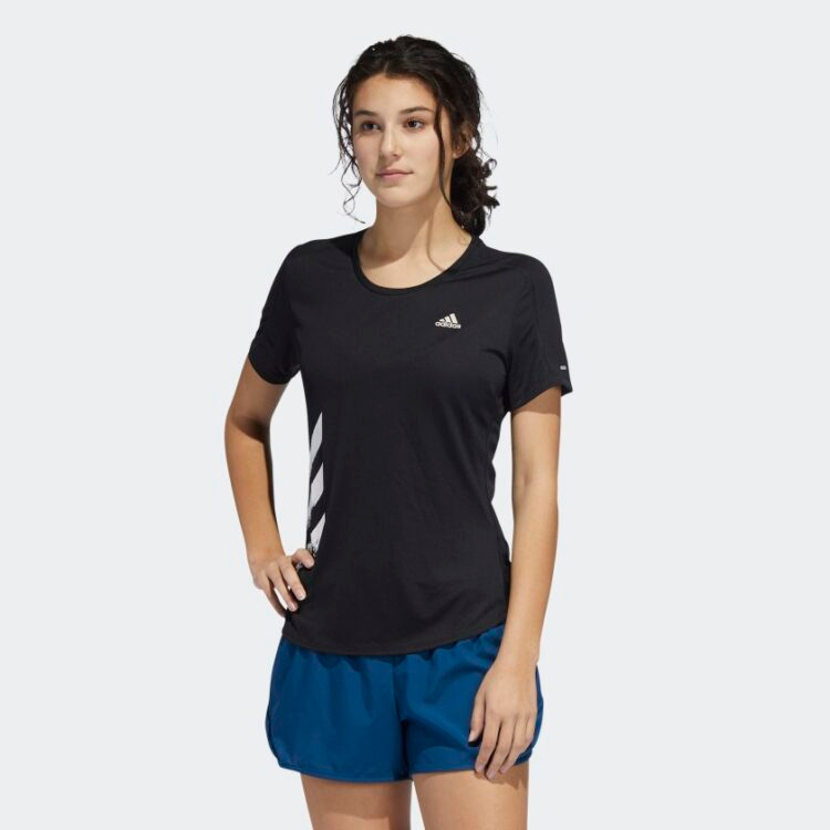 T-Shirt Pour Femmes Adidas Run It 3 Stripes Fast  FR8400 https://mastersportdz.com