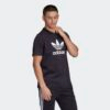 T-Shirt Pour Hommes Adidas Trefoil noir CW0709 https://mastersportdz.com original Algerie DZ