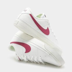 Chaussure pour Femme - NIKE Court Legacy Canvas Sneaker in White & Purple  sku DH3161-106 https://mastersportdz.com