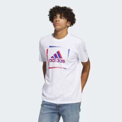Adidas T-shirt graphique et bicolore à manches courtes Stencil - blanc  HS2517 https://mastersportdz.com