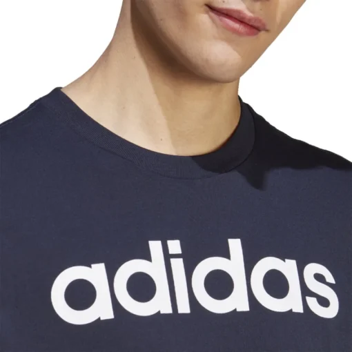 T-shirt avec logo brodé linéaire en jersey Essentials IC9275 https://mastersportdz.com original Algerie DZ