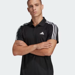 Train Essentials Piqué 3-Stripes Training Polo Shirt  IB8107 https://mastersportdz.com