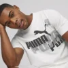 T-shirt pour Hommes Essentials Logo Power Puma 67337802 https://mastersportdz.com original Algerie DZ