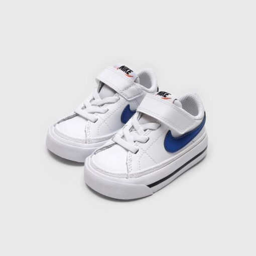 Chaussure Nike Toddler Court Legacy WHITE/BLUE DA5382-101 https://mastersportdz.com original Algerie DZ