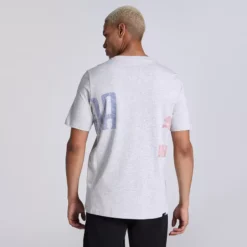 PUMA Self Design Men Round Neck Grey T-Shirt  sku 53818704 https://mastersportdz.com