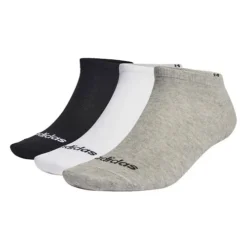 Socquettes ADIDAS unisex Thin Linear Low-Cut Socks 3 Pairs medium grey heather/white/black IC1300 https://mastersportdz.com Algerie DZ
