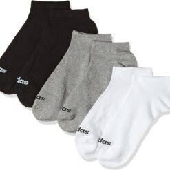 Socquettes ADIDAS unisex Thin Linear Low-Cut Socks 3 Pairs medium grey heather/white/black  sku IC1300 https://mastersportdz.com