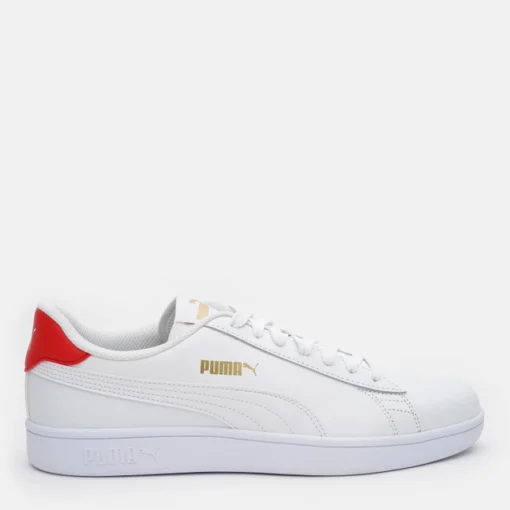 Chaussure PUMA Smash v2 L BLANC/ROUGE 36521517 https://mastersportdz.com original Algerie DZ