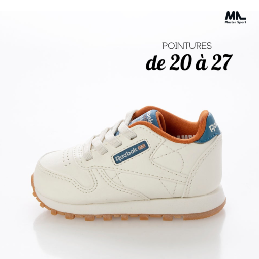 Chaussure Reebok CL LTHR pour Enfant HR1073/ https://mastersportdz.com Algerie DZ
