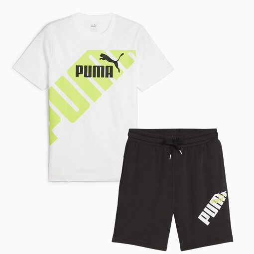 Ensemble PUMA POWER Graphic : T-Shirt et Short pour Hommes 67896001 https://mastersportdz.com original Algerie DZ