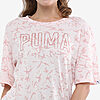 T-Shirt Puma Fusion Elongated AOP pour Femmes 85012331 https://mastersportdz.com original Algerie DZ