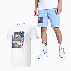 Ensemble Puma BMW M Motorsport :  T-shirt et Short pour Hommes 53814001 https://mastersportdz.com original Algerie DZ