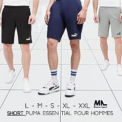 Short Puma Essential pour Hommes 58670901 https://mastersportdz.com original Algerie DZ